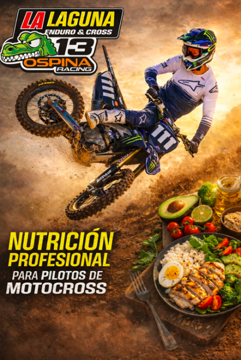 Ebook de Nutrición Profesional para Pilotos de Motocross